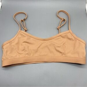 NEW! Abysse x Free People Movement Schaffer Sports Bra Clay Rib Size XL 1760